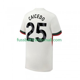 Fußballtrikots Chelsea Moises Caicedo 25 2025-2026 Kurzarm Auswärts-trikot kaufen